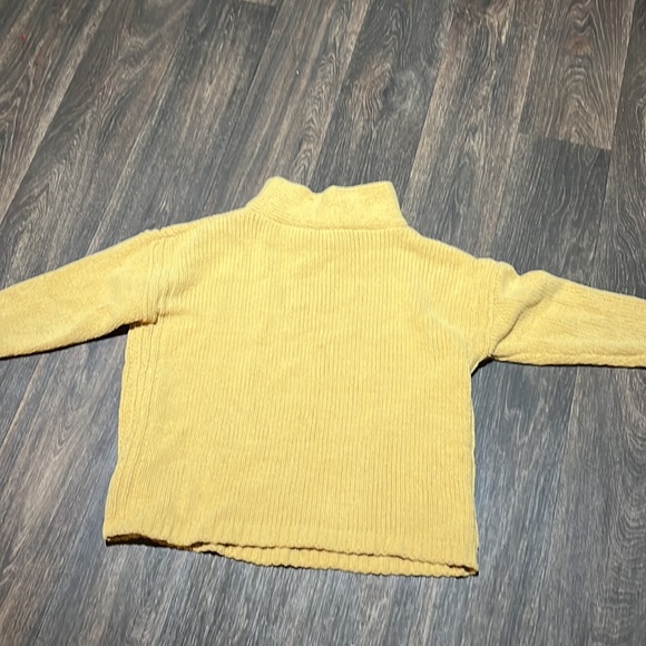Mustard Yellow Philosophy Turtleneck Sweater - Picture 3 of 3